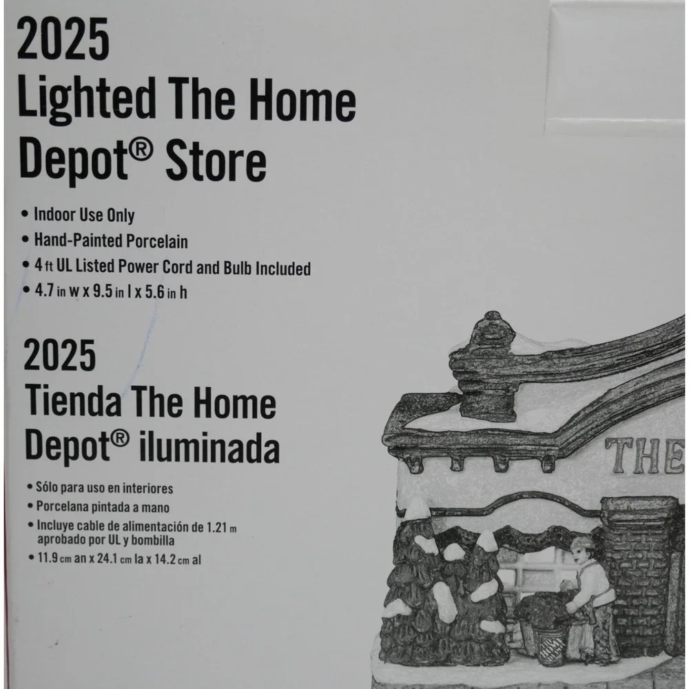 2025 Home Depot Christmas Village House Lighted Accents Home Accents‎ Holiday